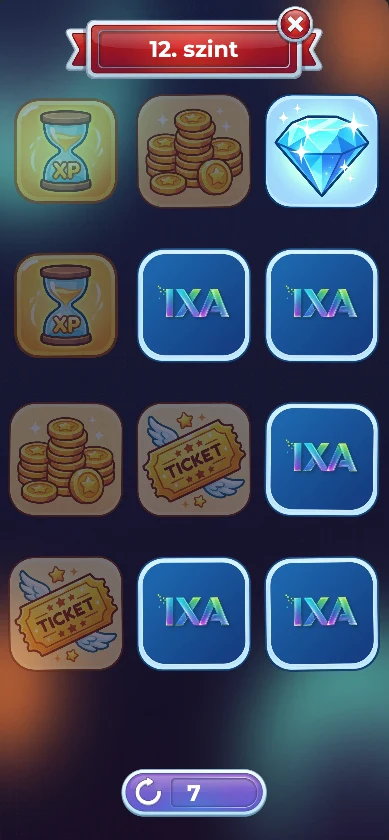 Memory Game kártyapárosító játék mobilon